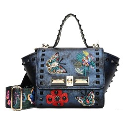 Fashion Tote Satchel Bag PU Leather Bag Women's Handbag Crossbody Bag