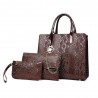 Fashion Toet Purse Satchel Bag PU Leather Women's Handbags