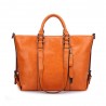 Tote PU Leather Handbags Women Messenger Shoulder Vintage Bags