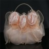 Womens Satin Lace Clutch Bag Evening Bridal Bag Wedding Fashion Prom Handbag