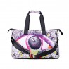 3D Creative Printed Moon Eye Pattern Men And Women Bag Travel Satchel Handbag - Multi Color