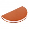 PU Leather Foldable Half Round Book Shaped LED Night Light Wireless Remote Control USB Book Bedside Lamp - Warm Light
