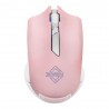 Ajazz AJ302 Pro 2.4G Wireless/Wired Dual Mode Gaming Mouse RGB Colorful Lighting 5000DPI - Pink
