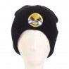 Unisex Expression Embroidered Knitted Hat KLV Personality New Cartoon Wool Cap Cover Head Outdoor Warm Cuffed Hat