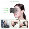 Sleep Mask, 3D Contoured Eye Mask for Sleeping with Breathable Memory Foam,100% Light Blocking for Travel/Naps, Anti-slip Adjustable Strap for Men/Women